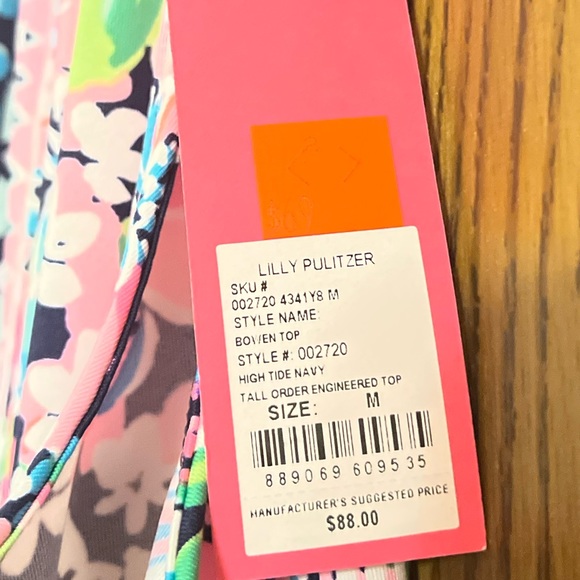 Lily Pulitzer Wide Waistband Tank Size M - Picture 3 of 5